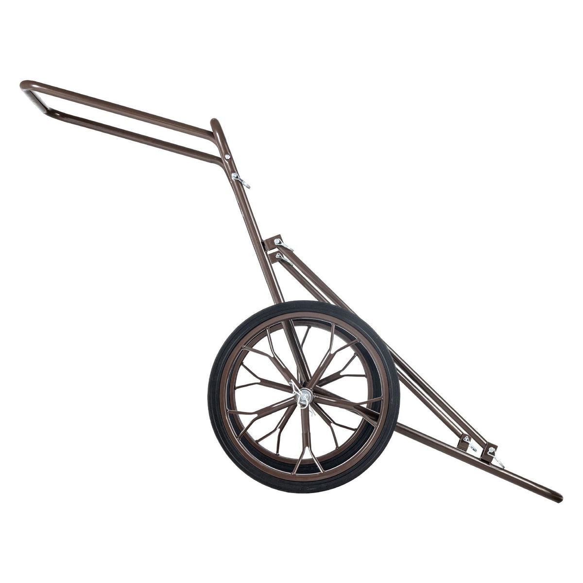 Deer Cart, 500 LBS Capacity Folding Game Cart, Deer Cart Game Hauler with 17" Big Rubber Wheel & Ergonomic Handle, Heavy-Duty Game Cart Accessories, Utility Gear Dolly for Hunting Fishing Hiking