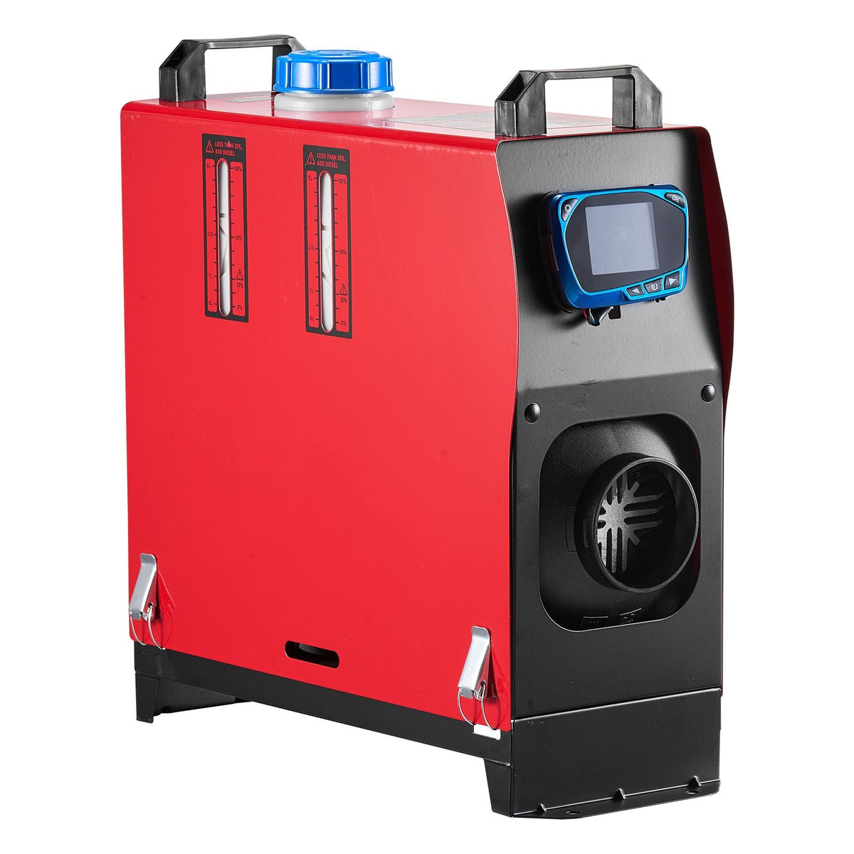 Diesel Air Heater, 8 kW DC12-24V, Fast Heating Diesel Parking Heater with Remote Control and Blue LCD Switch, Low Noise, Pre-Heating Function, for RV, Truck, Camper, Van, Boat and Trailer