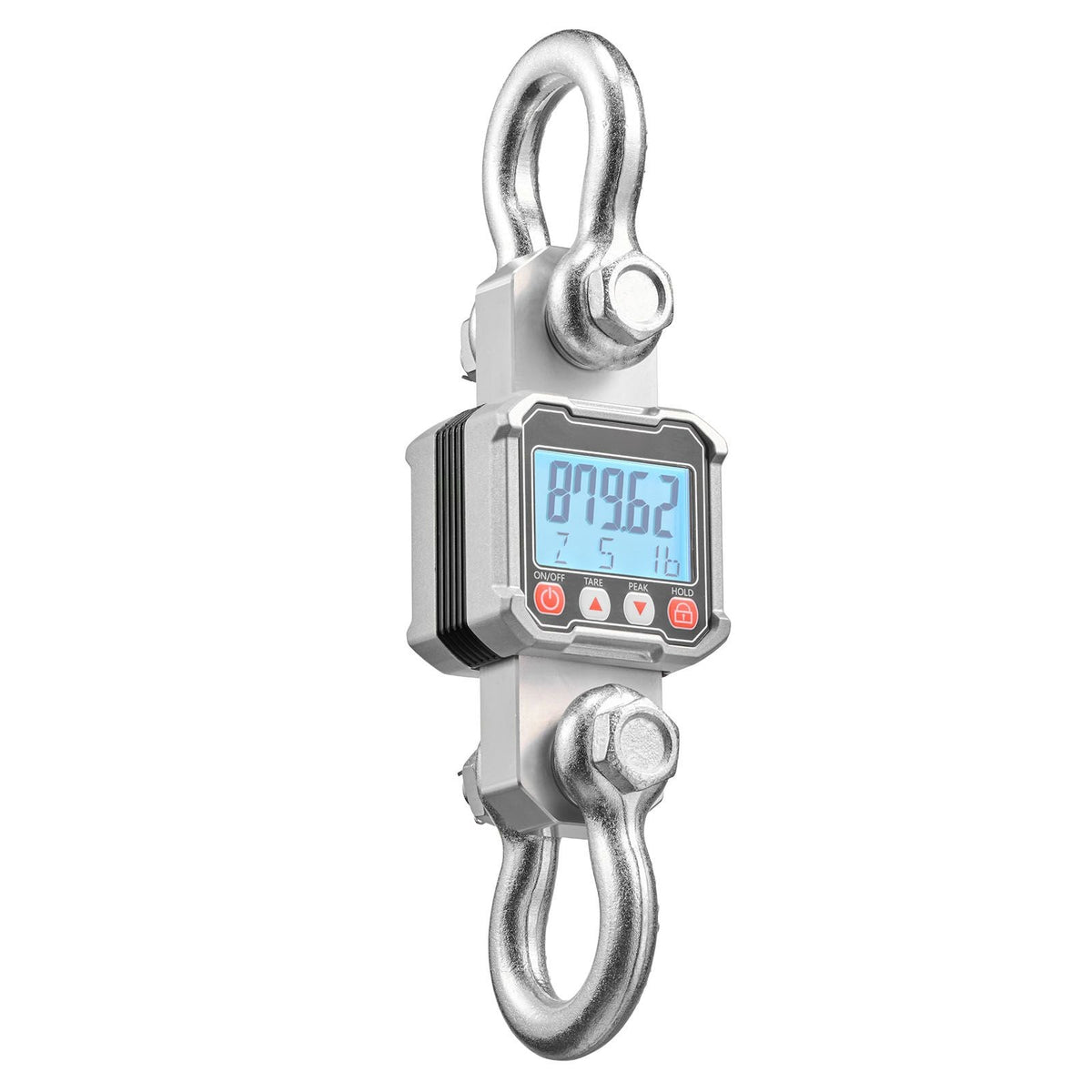 Digital Crane Scale, 6600 lbs/3000 kg Max Capacity, Heavy Duty Industrial Hanging Scale with Cast Aluminum Case & LCD Display, 1 lbs Division & 3 Unit Switch, Remote Control for Garage Factory