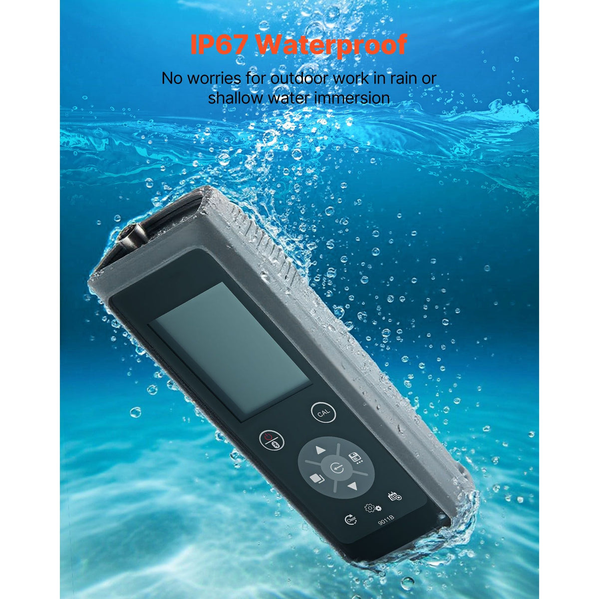 Dissolved Oxygen Meter, 0.0-50.0 mg/L Measurement Range, Portable Dissolved Oxygen Tester Kit with 13.1 ft Electrode Cable, Bluetooth/USB Data Transfer, 750 Data Sets Storage, DO Meter for Ponds