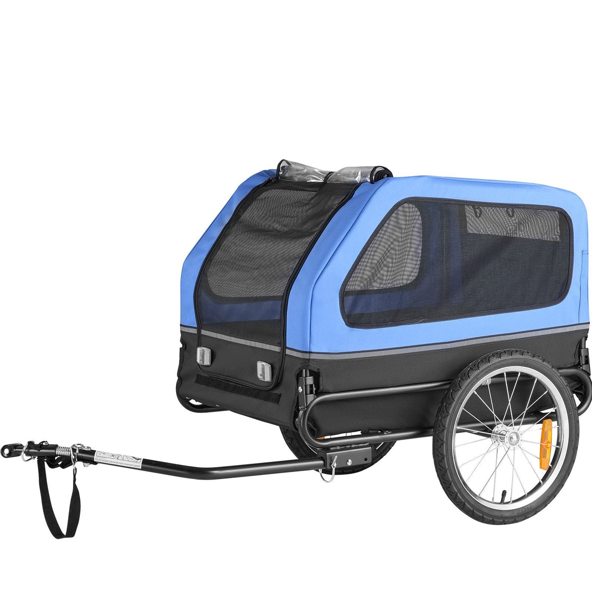 Dog Bike Trailer, Supports up to 88 lbs, Pet Cart Bicycle Carrier for Small & Large Dogs, Easy Folding Frame with Quick Release Wheel, Universal Bicycle Coupler, Reflector, Flag, Internal Leash