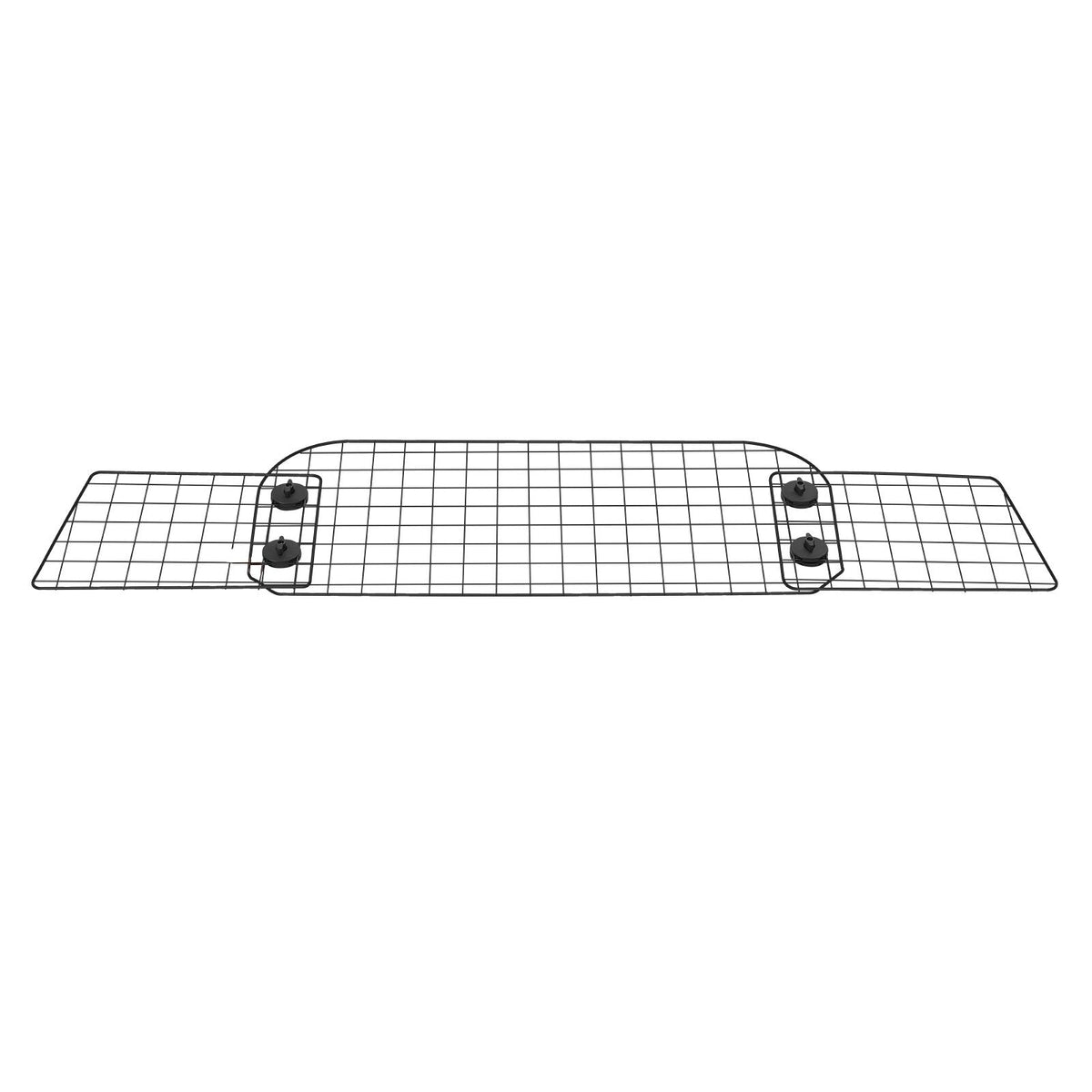 Dog Car Barrier, 35.4"-60.6" Adjustable Car Divider for Front Seat Installation, Universal-Fit Heavy-Duty Wire Mesh Dogs Separator Guard Net, Vehicle Pet Barrier for Sedans, Trucks and SUVs