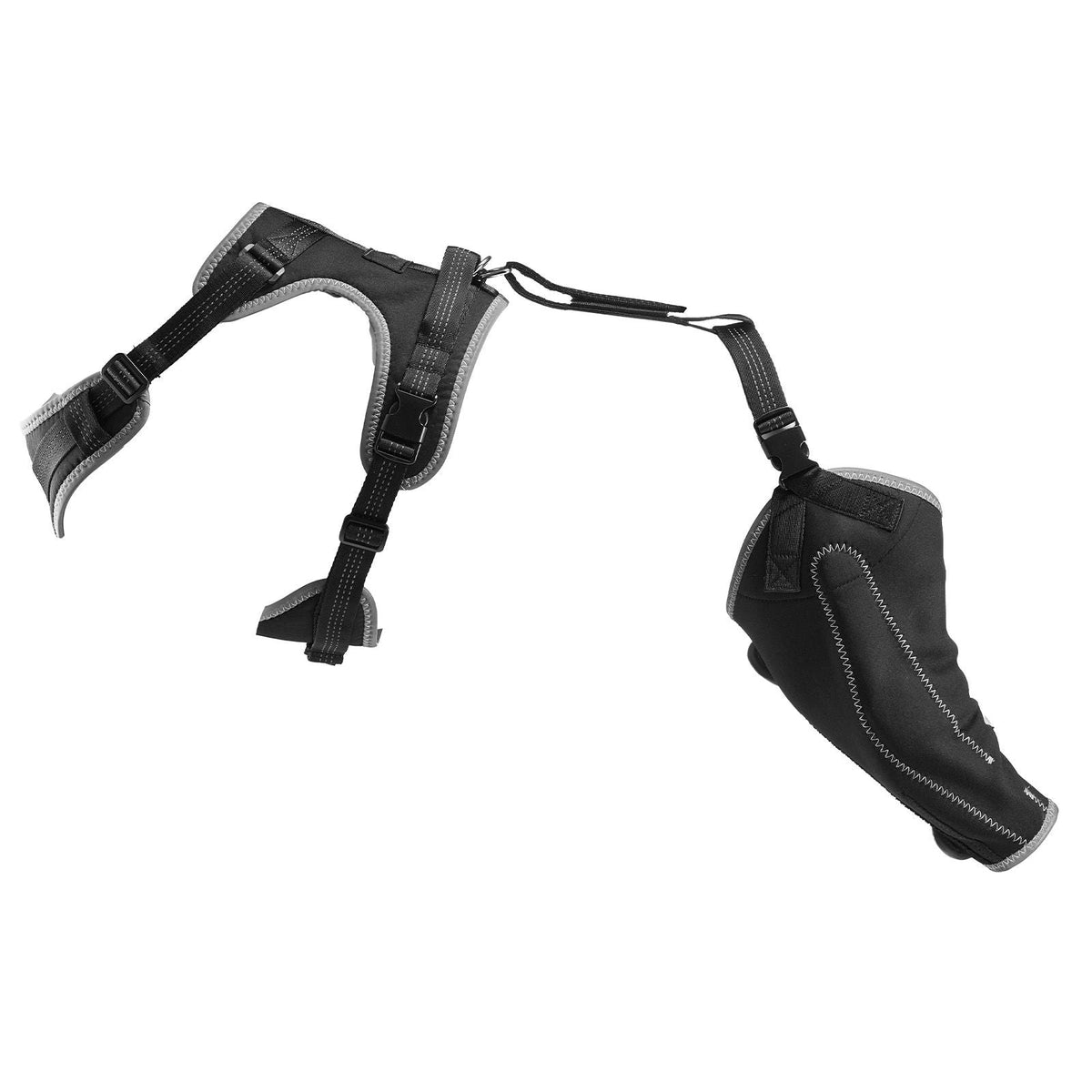 Dog Knee Brace for Torn ACL, Dog Leg Brace with Adjustable Hinge Stabilizer, Pet Knee Support Harness for Right Hind Leg, Pain Relief, Reflective Dog Joint Support Brace for Arthritis Recovery