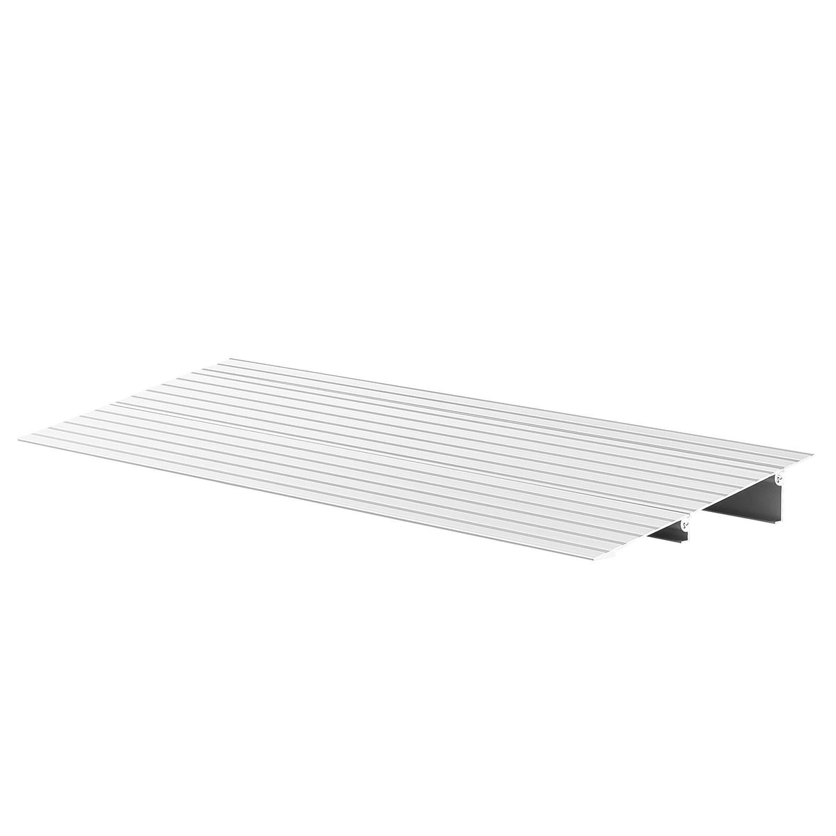 Door Threshold Ramp, 2 inch Rise, Aluminum Alloy Threshold Ramp Rated 800 lbs Load Capacity, Handicap Ramps for Home Steps for Wheelchair, Scooters, Power Chairs, Walkers, Bicycle, Tricycle