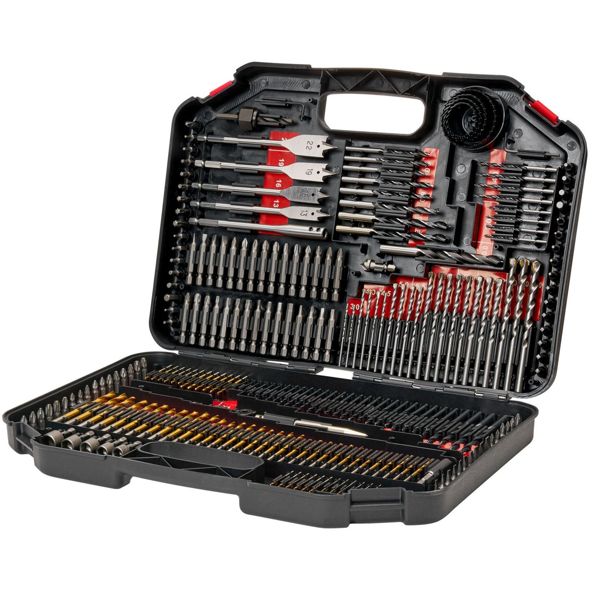 Drill Bit Set, 246 Pieces Drill and Driver Bit Set, Screwdriver Bit Set Suitable for Wood Metal Cement Drilling and Screw Driving, Drill Bit Sets Combo Kit Assorted in Organized Carrying Case
