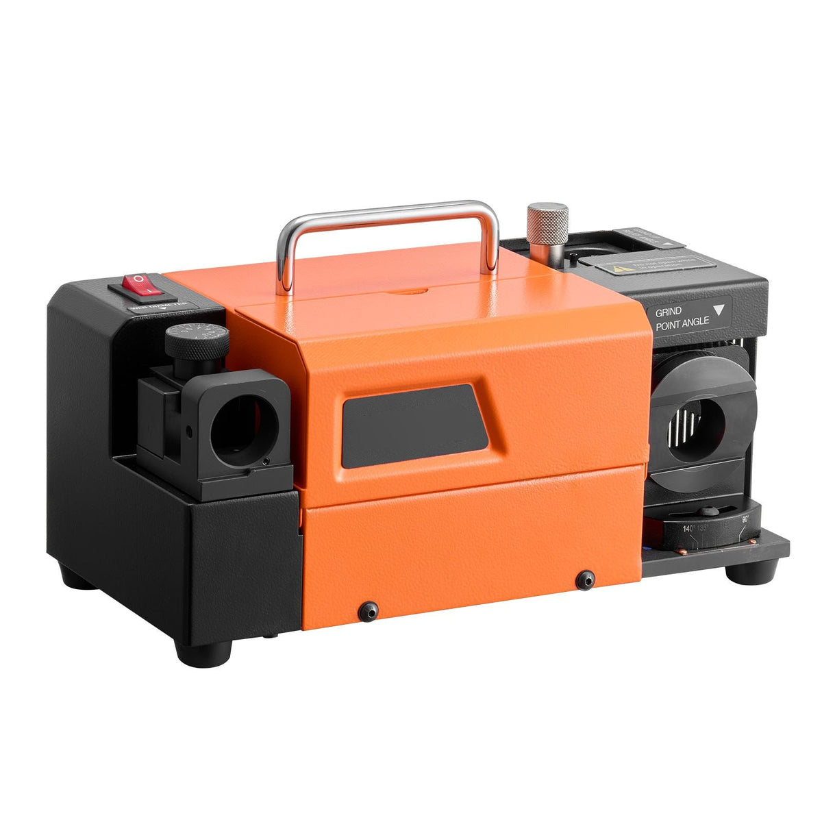 Drill Bits Sharpener MR-13A+, 3-15mm Drill Bit Grinder Sharpener with 95°-135° Adjustable Point Angle, 5800RPM High Speed Re-Sharpening Machine with 13 Collets & CBN Wheel for Workshops Garages