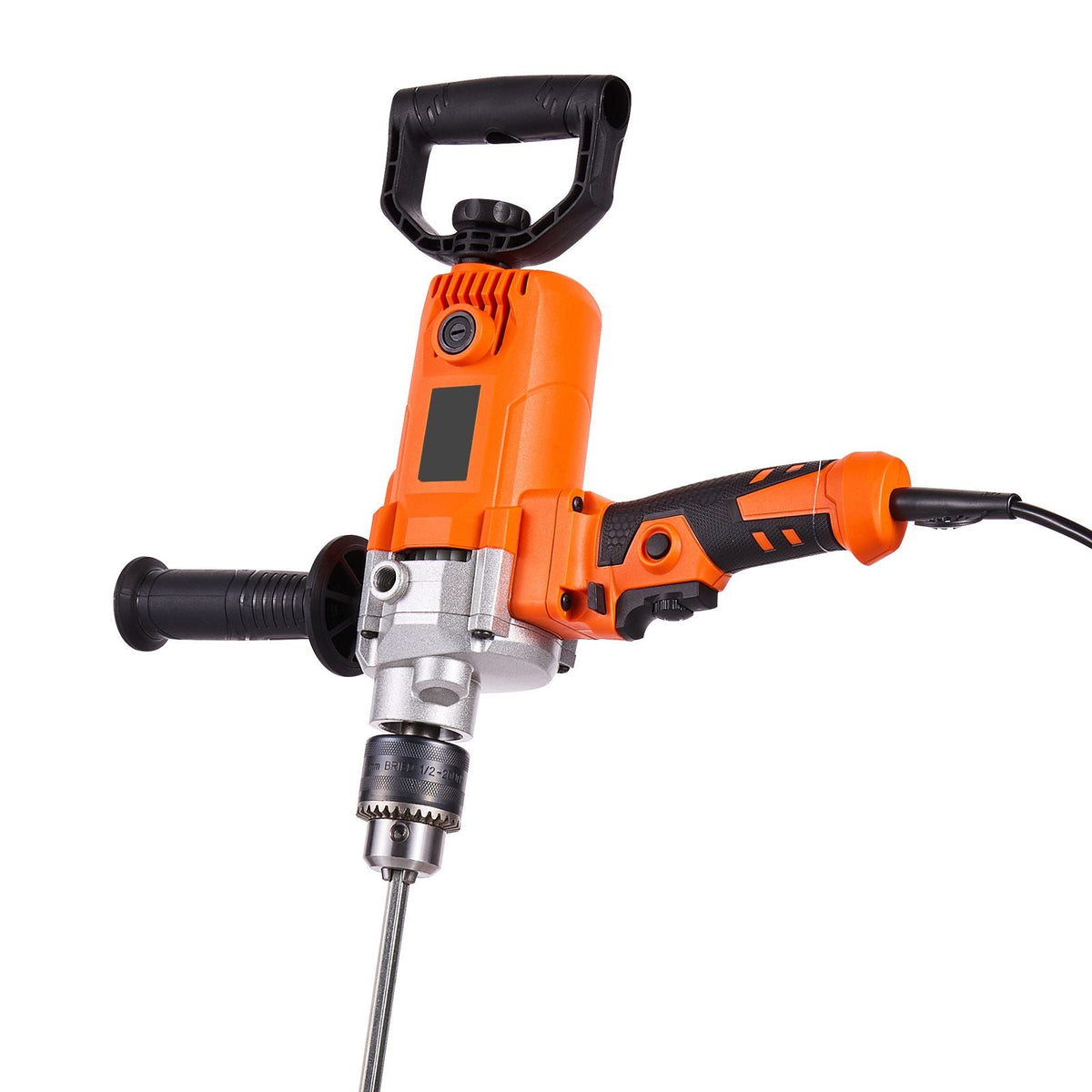 Drill Mixer, 5/8 inch Corded Electric Drill Mixer Set, 0-750RPM 5.63A Mixing Drills, Mixing Drills Machine with D-Handle for Drilling & Blending, Handheld Cement Mixers for Fodder, Paint, Cement