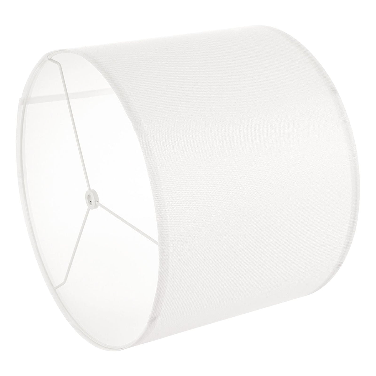 Drum Lamp Shade, 13 in Top x 13 in Bottom x 10 in High, Medium Drum Linen Lampshade, Replacement Lamp Shade for Table Lamps Floor Lamps Pendant Lights, Easy Assembly Required (Off-white Linen)
