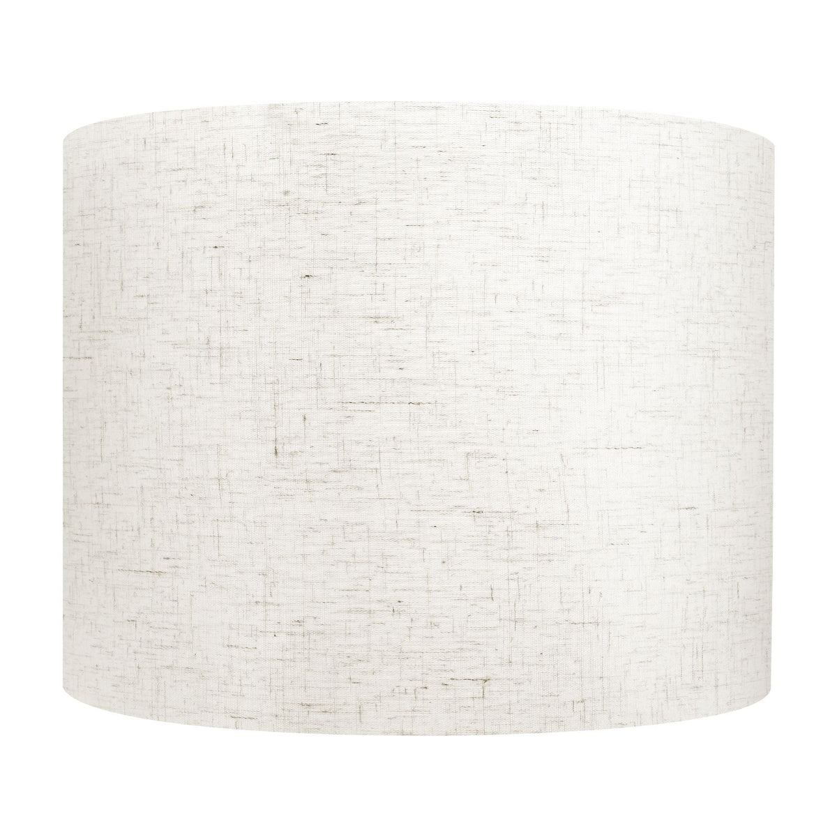 Drum Lamp Shade 2 Set, 16 in Top x 16 in Bottom x 12 in High, Large Lampshade with Harp, Replacement Lamp Shade for Table Lamps Floor Lamps Pendant Lights, Easy Assembly Required (Light Linen)