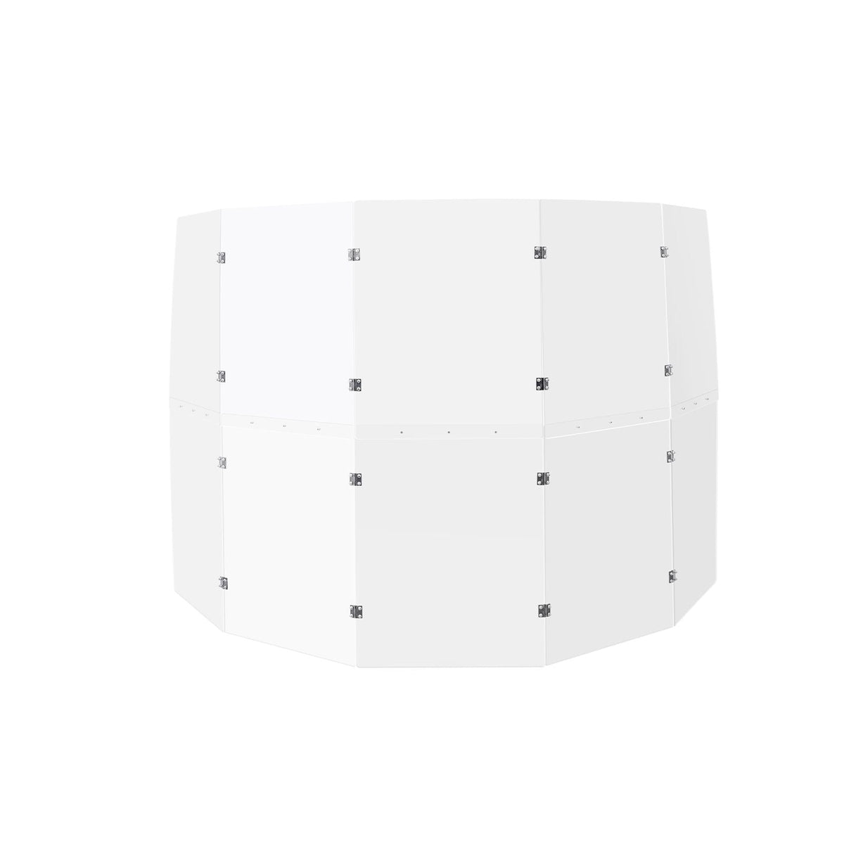 Drum Shield, 5 Panels 2 ft x 5 ft Portable Acrylic Drum Cage with Zinc Alloy Hinges for Church Concert Halls Music Festivals, Drum Shields Drum Sound Barrier Suitable for Practice Performance