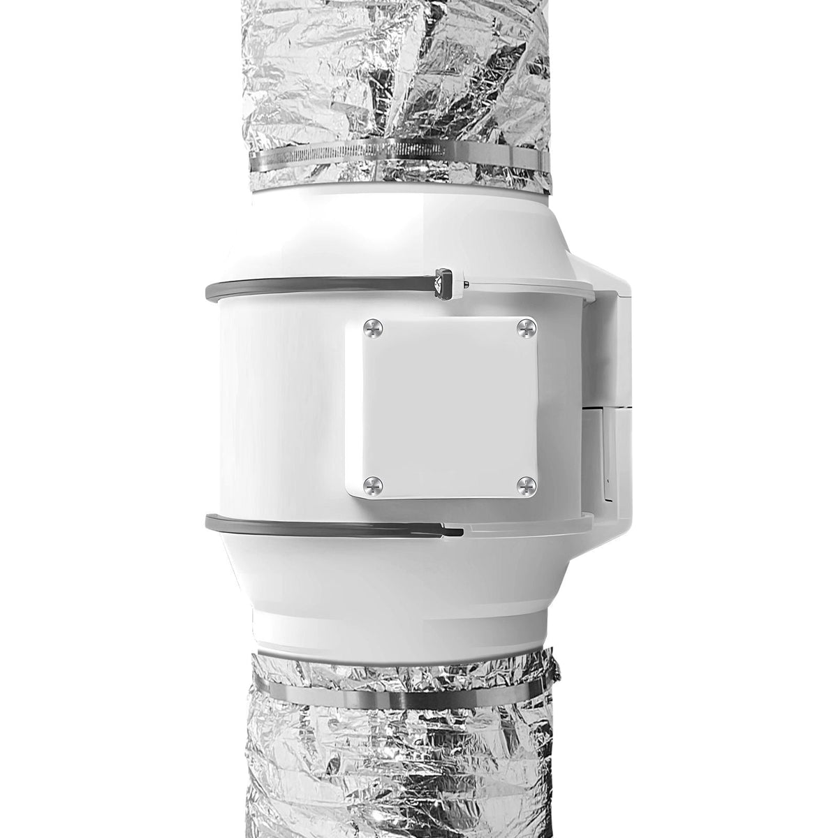 Dryer Vent Hose, 6'' Insulated Flexible Duct 25FT Long with 2 Duct Clamps, Heavy-Duty Three Layer Protection for HVAC Heating Cooling Ventilation and Exhaust, R-6.0 Flame Resistance Value