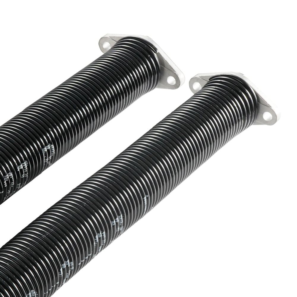 Garage Door Torsion Springs, Pair of 0.218 x 2 x 23inch, Garage Door Springs with Non-Slip Winding Bars, 16000 Cycles, Gloves and Mounting Wrench, Electrophoresis Coated for Replacement