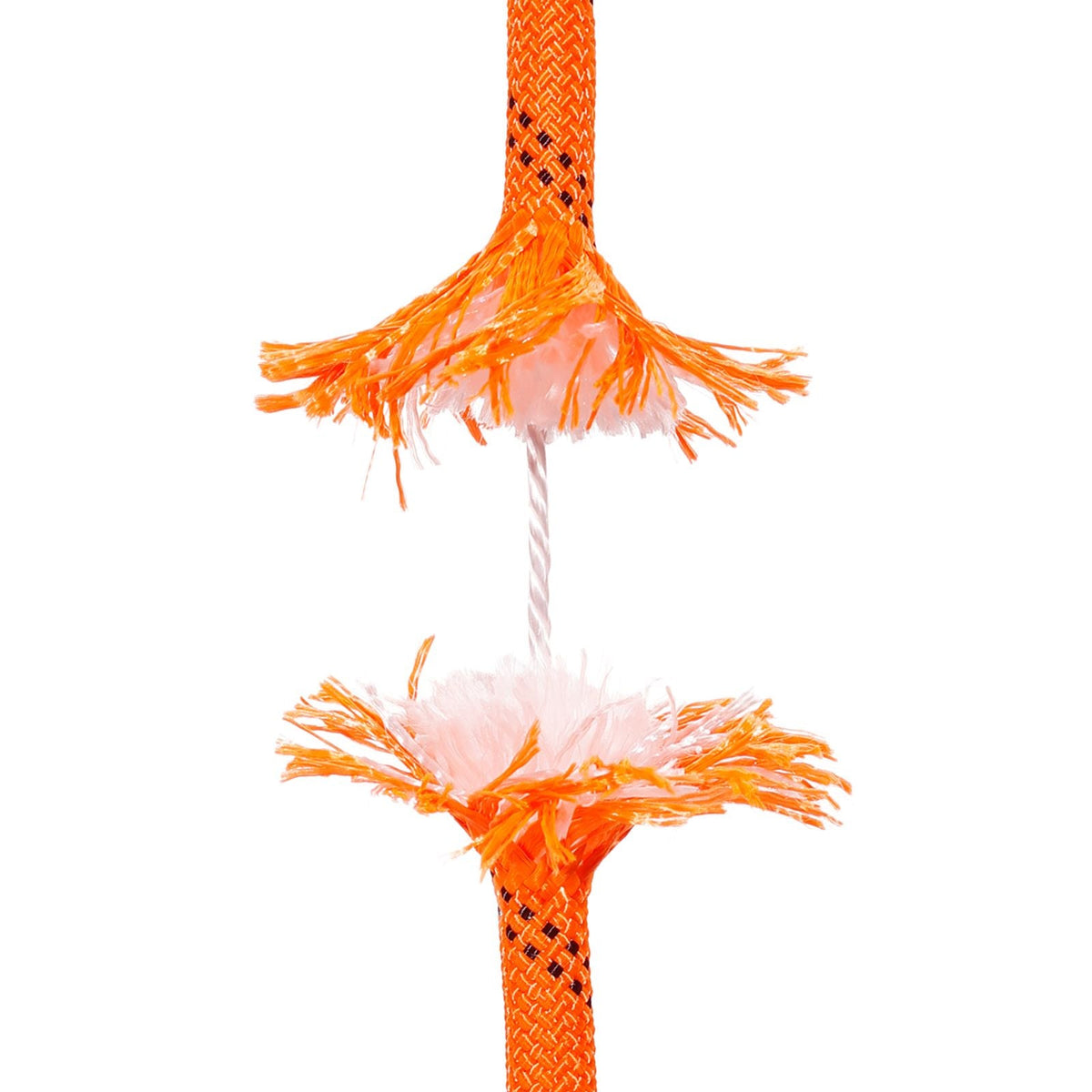 Dual Twisted Polyester Cord, 1/2 inch by 120 feet, 48-Strand, 8000 LBS Tensile Strength, Multi-Use Outdoor Rope for Arborist Activities, Hiking, Swinging, Rappelling, and Rescue, Or