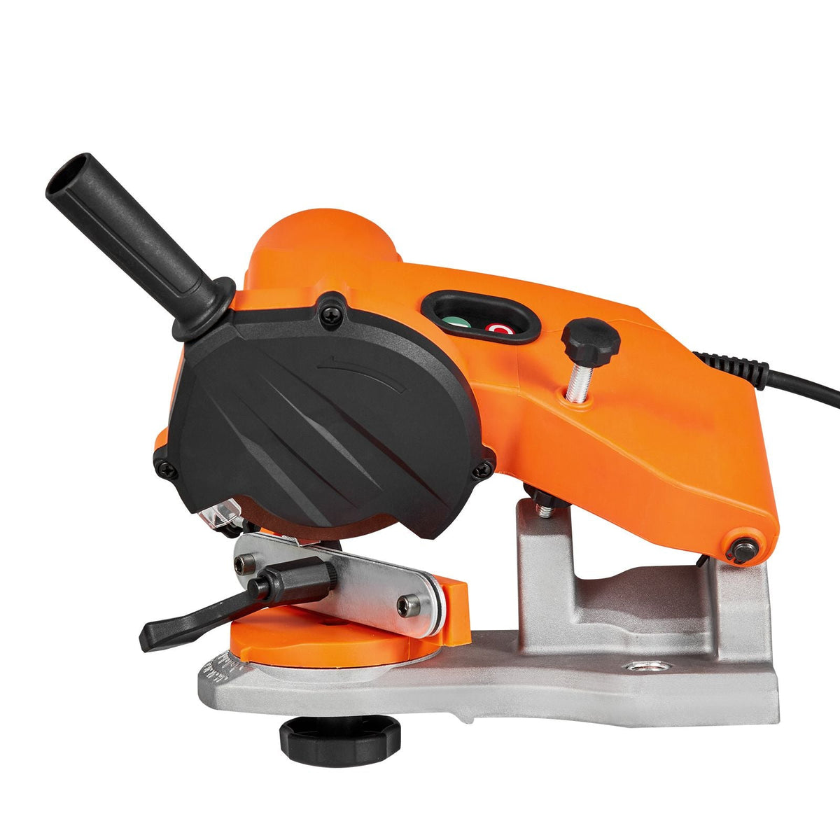 Electric Chainsaw Sharpener, 85W Bench Saw Chain Sharpener 5000RPM, Professional Chainsaw Sharpening Tool with 2 Grinding Wheels & LED Light for Woodworking, Logging, Gardening