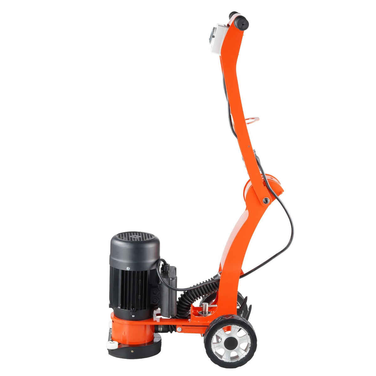 Electric Concrete Floor Grinder 7" Walk-Behind Grinder 1.7HP Concrete Floor Polisher, 1300W Grinding Machine, 1720RPM Upgrade Brushless Motor Surfacing Grinder for Granite/Marble/Stones