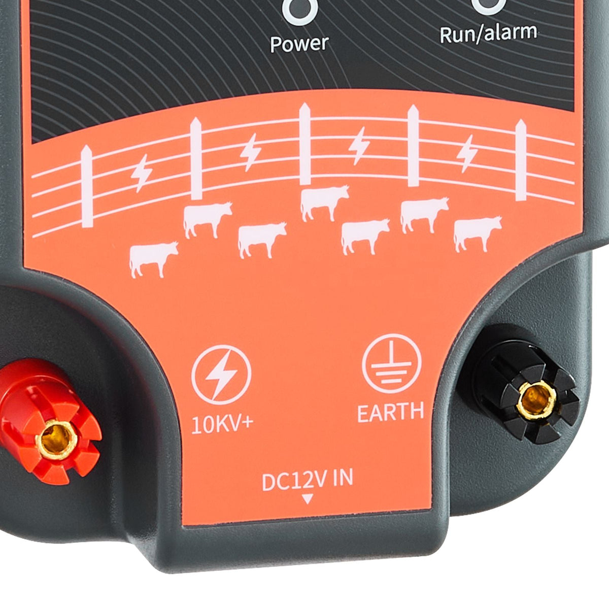 Electric Fence Charger, 10kV 2J, AC DC Electric Fence Energizer with LED Indicator, 1.86 Miles Range, Powerful Plug-in Fences Charger, Prevents Wild Animals Intrusion for Livestock Poultry