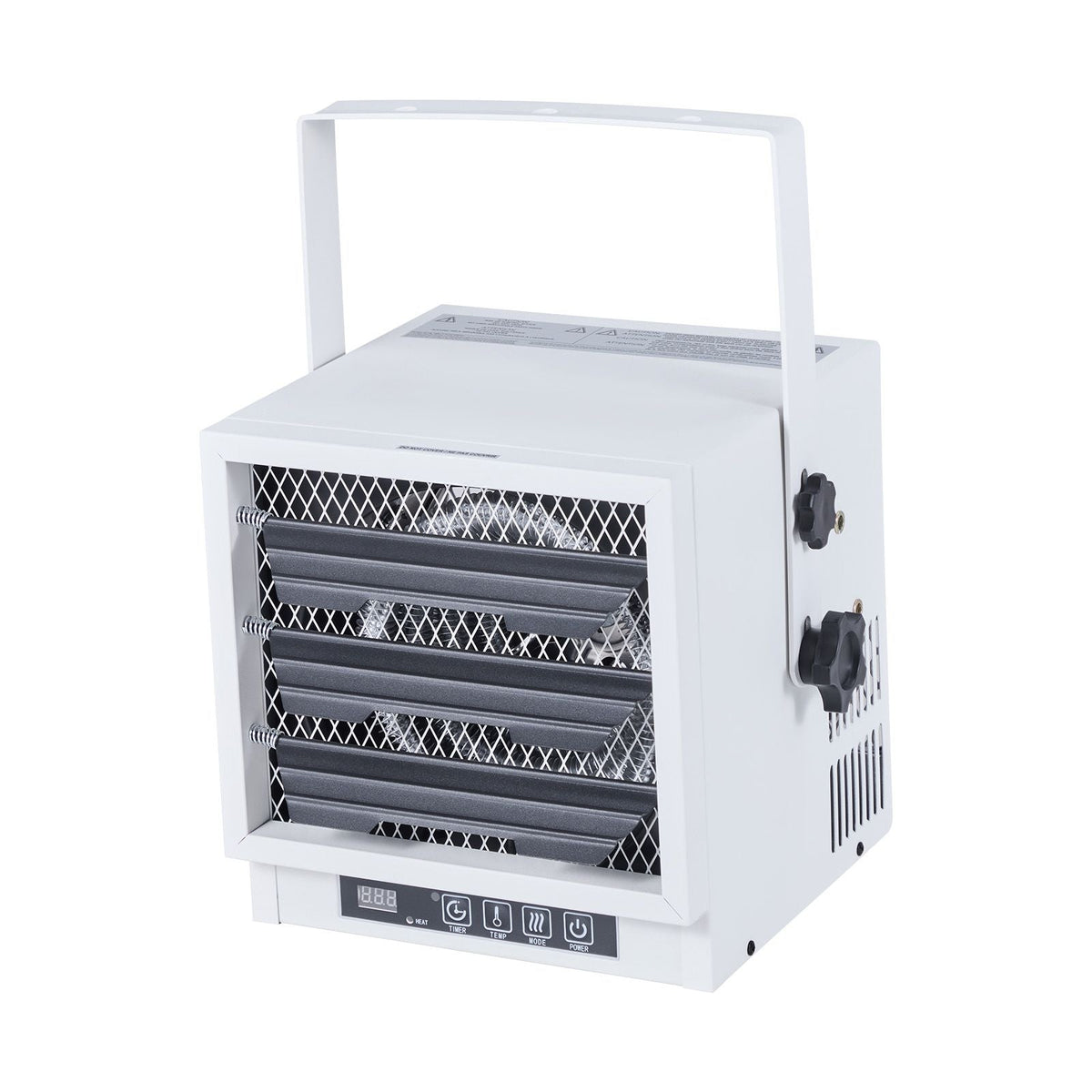 Electric Garage Heater, 4800-Watt with Remote Control & 10 Hour Timer & Overheat Protection Wall/Ceiling Mounted Shop Heater, Commercial Fan-forced for Indoor Workshop Warehouse,240V White