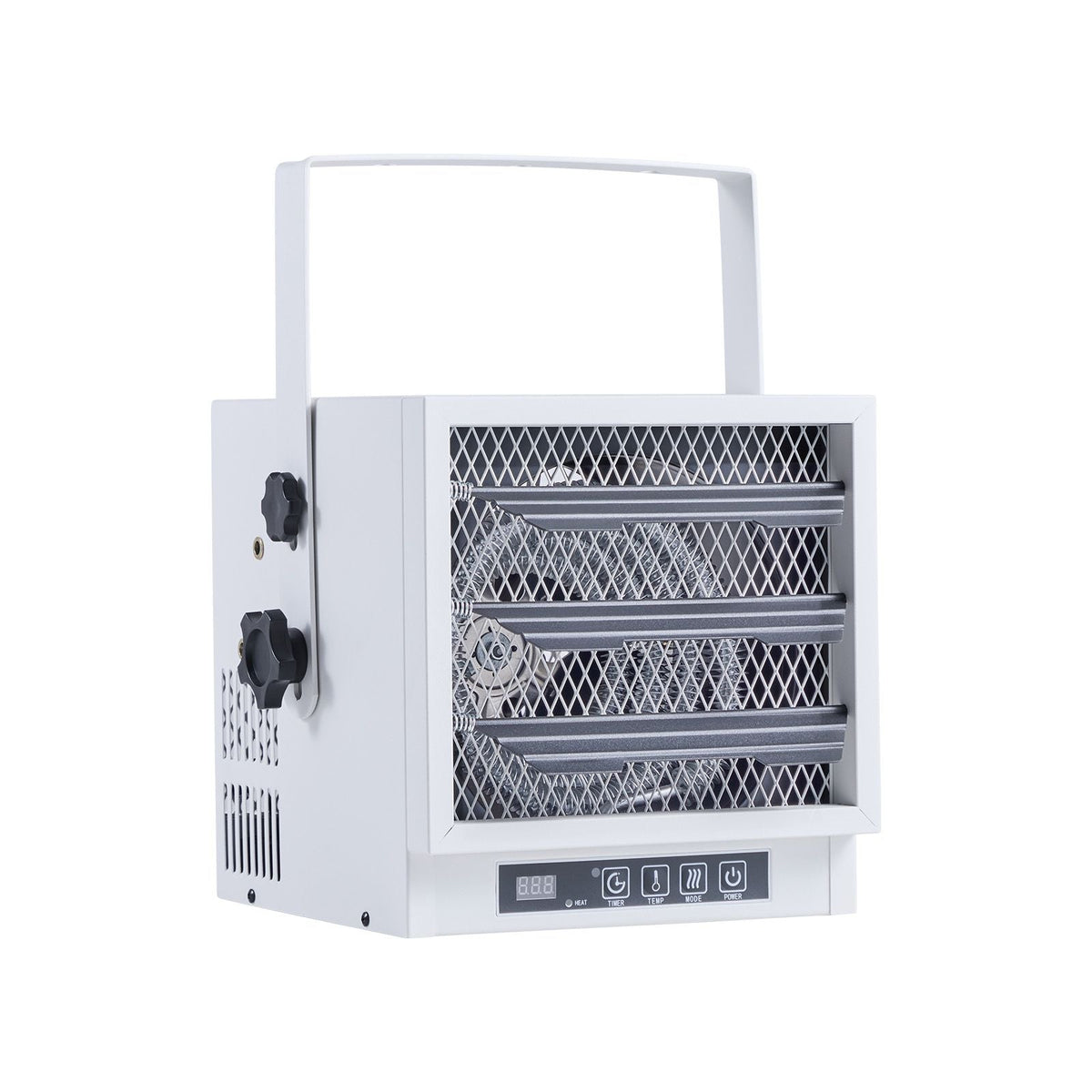 Electric Garage Heater, 4800-Watt with Remote Control & 10 Hour Timer & Overheat Protection Wall/Ceiling Mounted Shop Heater, Commercial Fan-forced for Indoor Workshop Warehouse,240V White