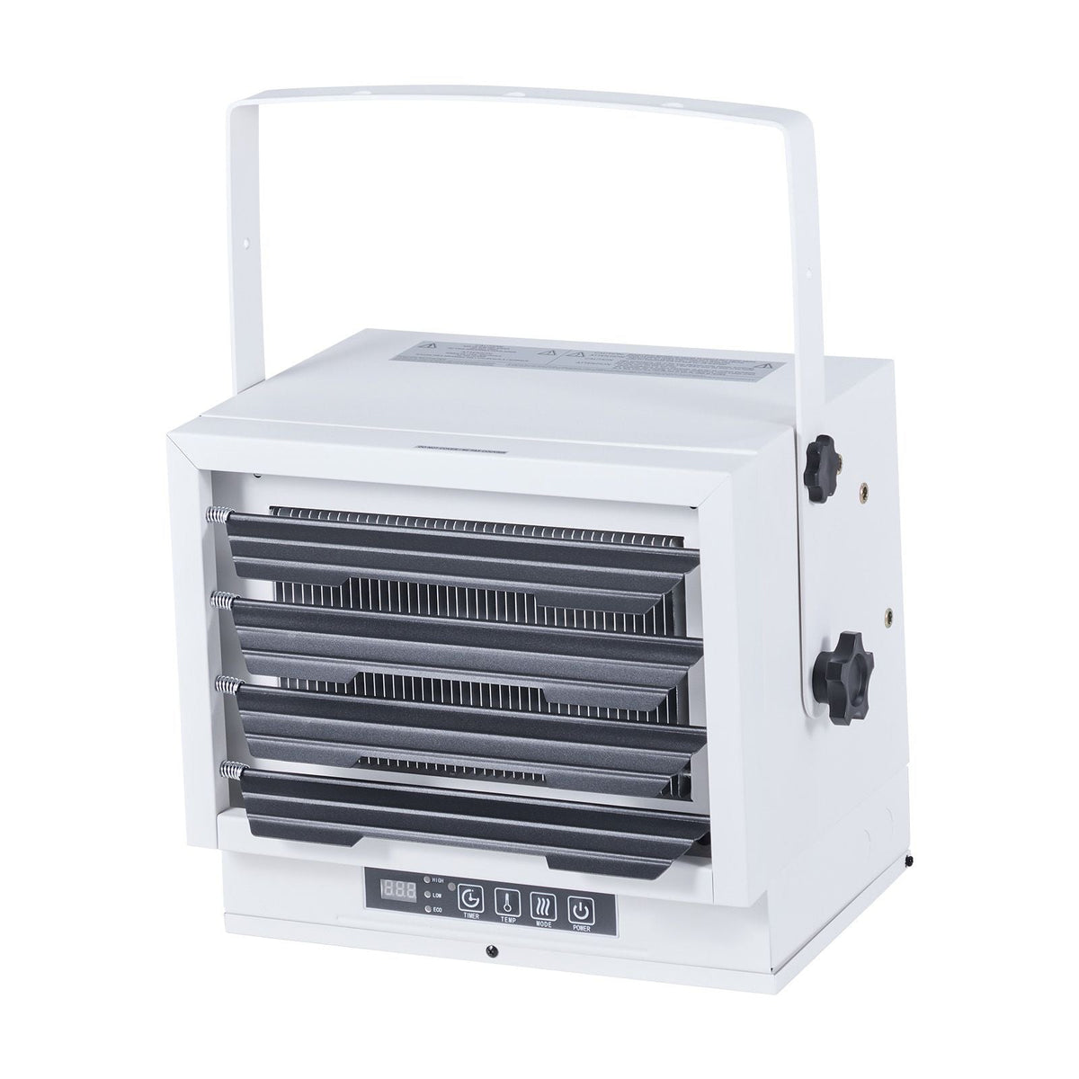 Electric Garage Heater, 8500-Watt with Remote Control & 10 Hour Timer & Overheat Protection Wall/Ceiling Mounted Shop Heater, Commercial Fan-forced for Indoor Workshop Warehouse,240V White