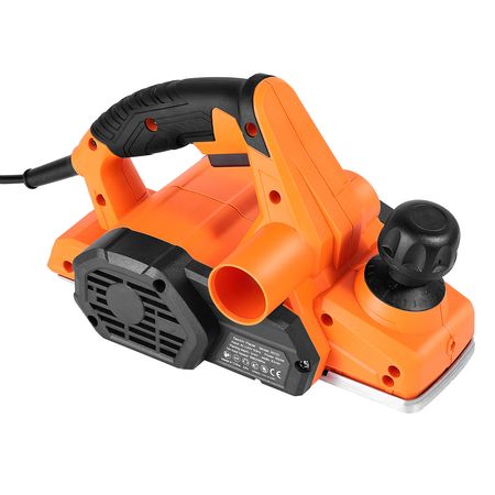 Electric Hand Planer, 3-1/4-Inch Cut Width, 7-Amp 16800 RPM Corded Power Handheld Planer for Wood, with Adjustable Cut Depth, 2 Blades, for Woodworking Wood Chamfer DIY Smooth Finish Carpentry