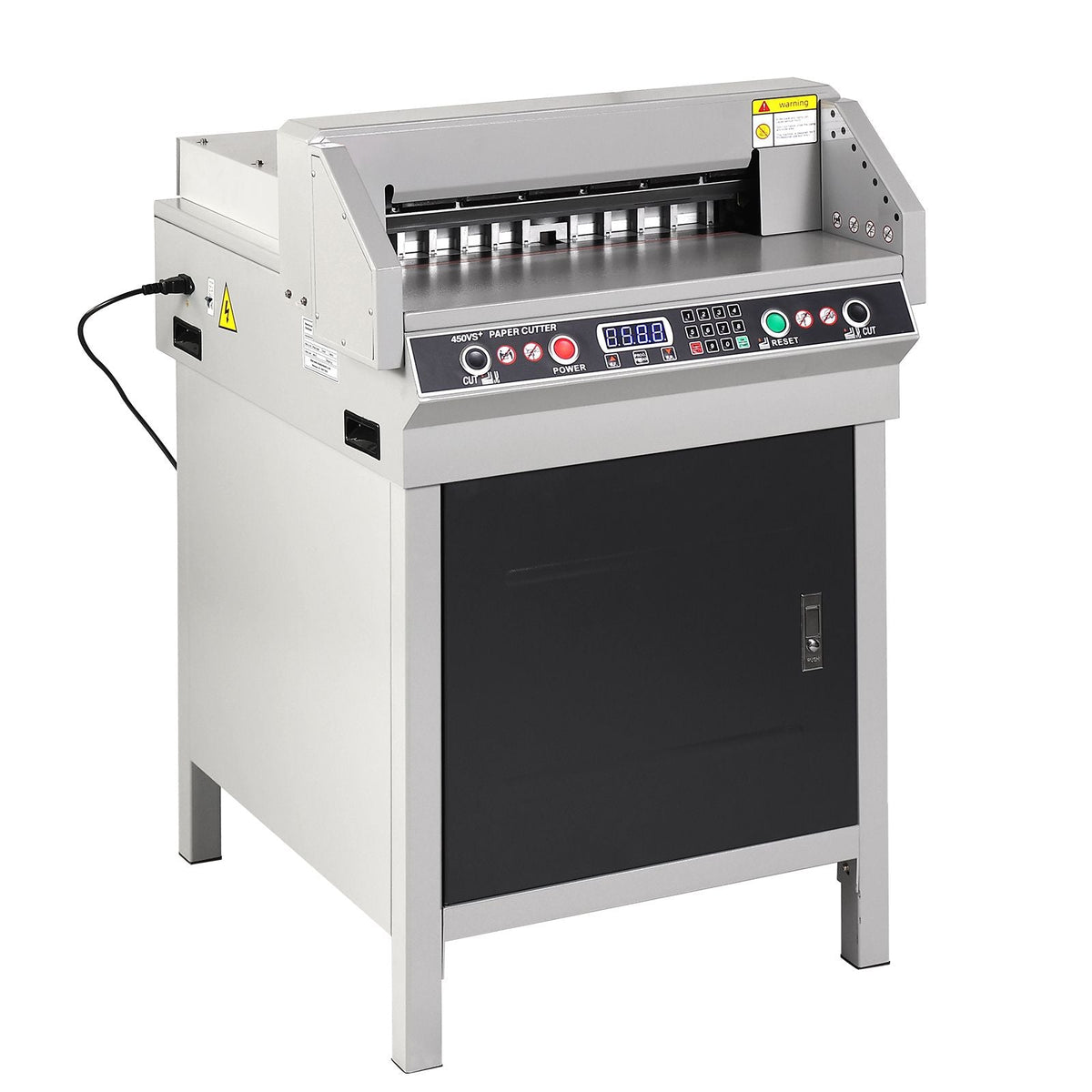 Electric Hydraulic Paper Cutter, Heavy Duty Paper Cutter Machine, 1.57 in / 40 mm Cutting Thickness, 18 in / 457.2 mm Cutting Width, Industrial Paper Trimmer with Button Control
