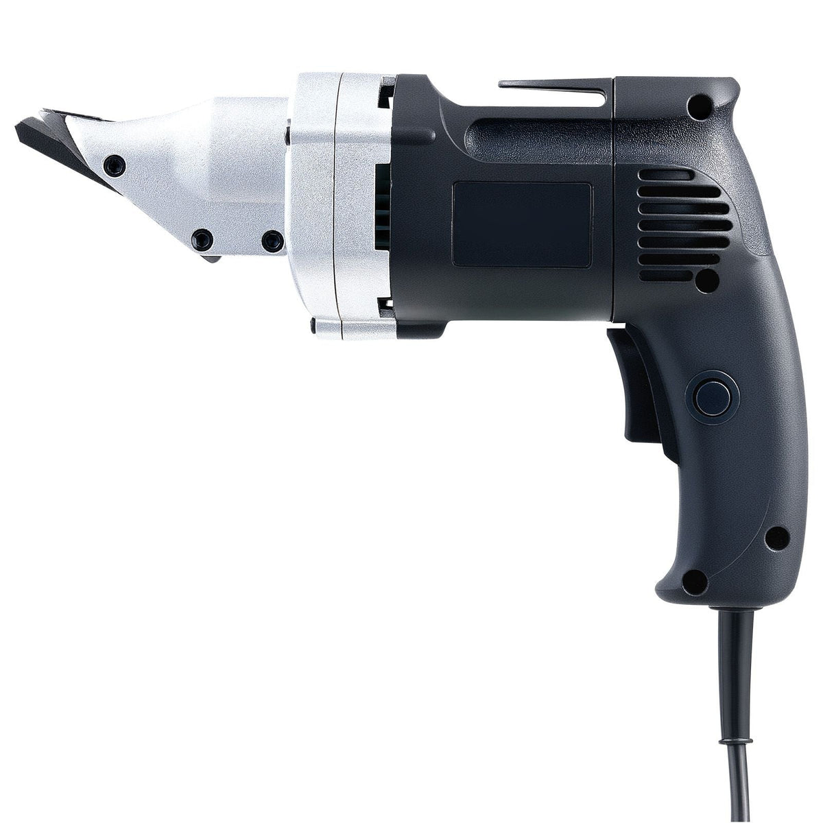 Electric Metal Shear, 4.0-Amp Corded Sheet Metal Cutter with 360-Degree Swivel Head, Variable Speed, Continuous Cutting, Clean Cut for 18GA Galvanized Steel, 20 GA Stainless Steel, 2500 SPM