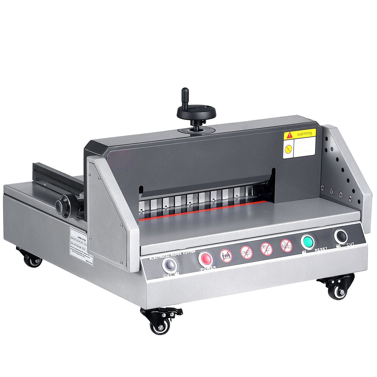 Electric Paper Cutter, 13" /330.2mm Cutting Width, 1.57"/40mm Cutting Thickness, Desktop Paper Cutting Machine with Button Control, Electric Paper Trimmer for Office, School, Printing Plant