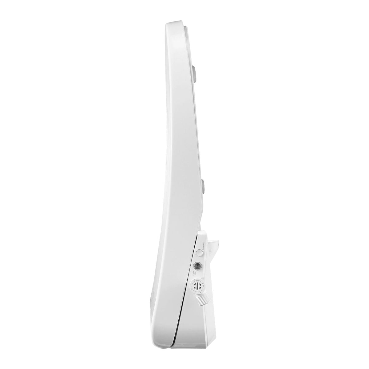 Elongated Bidet Toilet Seat, Remote Control Smart Toilet Seat for Existing Toilets, Electric Bidet Toilet Seat with Slow Close, Night Light, Self Cleaning, Air Dryer, Easy Installation, White