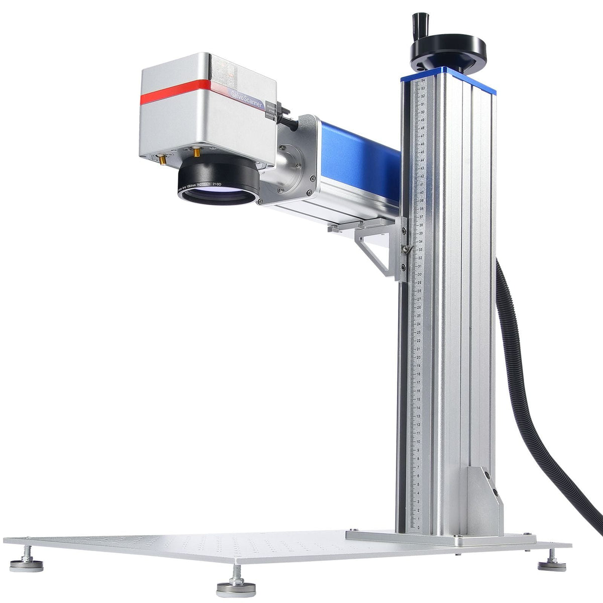 Fiber Laser Marking Machine, 30W Compatible with LightBurn, Fiber Laser Engraving Marking Machine with 5.9" x 5.9" Working Area, Solid State Fiber Laser Engraver for Aluminum Steel Jewelry Gold