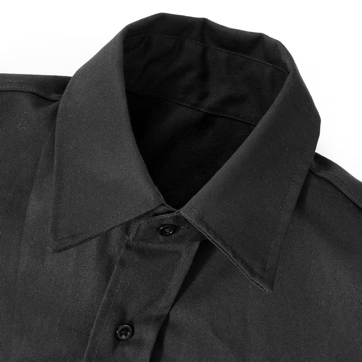 Flame Resistant Welding Jacket, 7oz. FR Shirts for Men, Machine Washable Cotton Heat-Resistant Welding Shirt, Meets ATPV 9.2 Cal/cm² Arc Rating - L Size