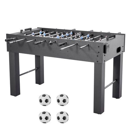 Foosball Table, 55 inch Standard Size Table, Indoor Full Size Foosball Tables for Home, Family, and Game Room, Durable Soccer Set, Includes 4 Balls, Score Keeper, and 2 Cup Holders