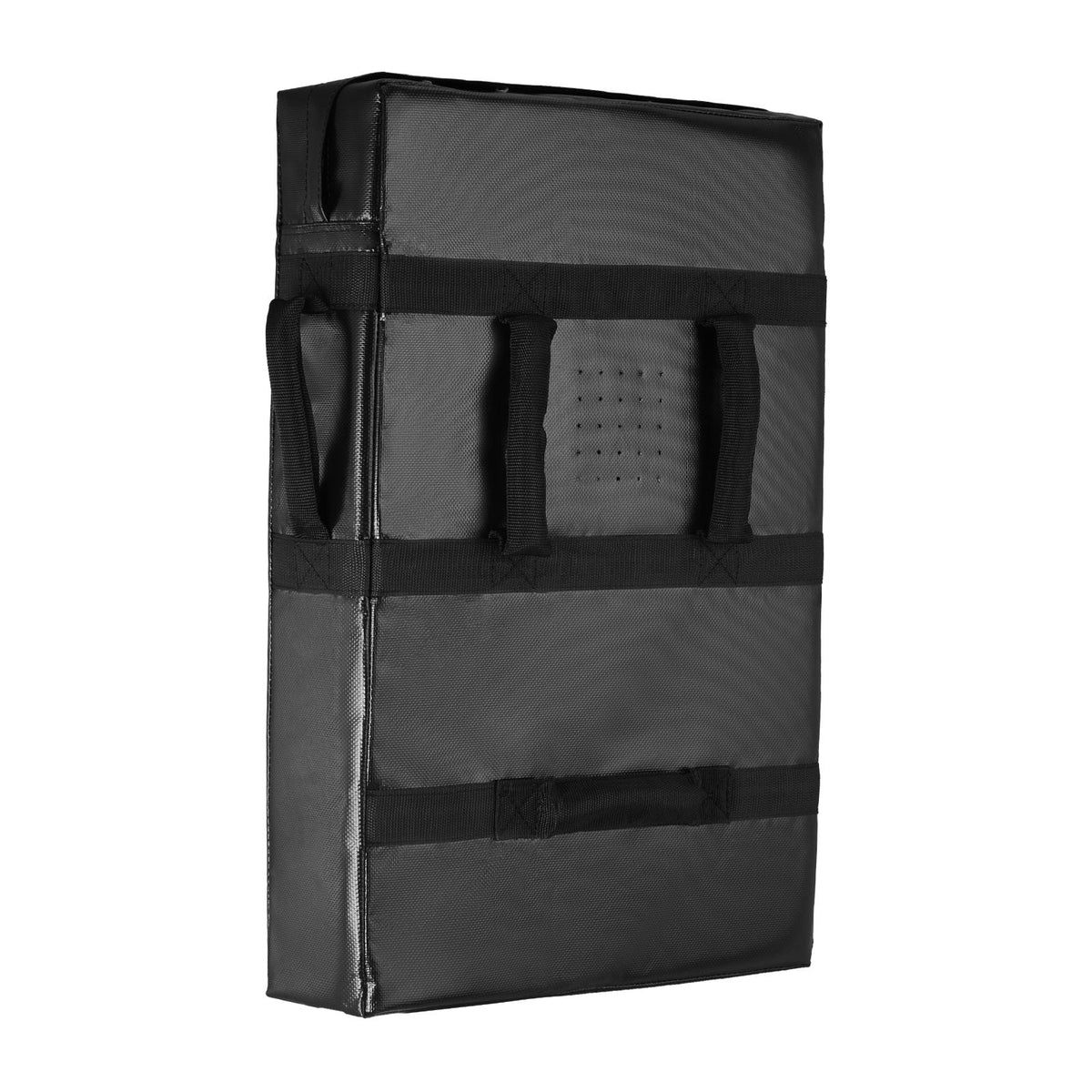 Football Blocking Dummy, 24x16 in Blocking Pads, Kick Shield Pad with Handles, High-Density Sponge Tackle Dummies, Heavy Duty Training Equipment for Basketball Hockey Lacrosse, Black, 1PCS
