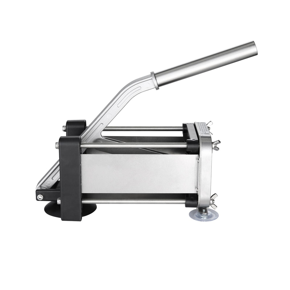 French Fry Cutter, Potato Slicer with 1/2-Inch and 3/8-Inch Stainless Steel Blades, Manual Potato Cutter Chopper with Suction Cups, Great for Potato, French Fries, Cucumber, Vegetables, Carrot