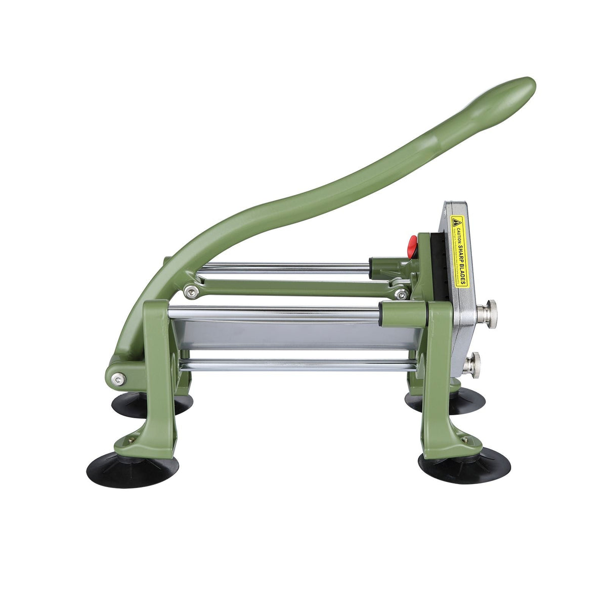 French Fry Cutter, Potato Slicer with 1/2-Inch Stainless Steel Blade, Manual Potato Cutter Chopper with Suction Cups, Great for Potato, French Fries, Cucumber, Vegetables, Carrot