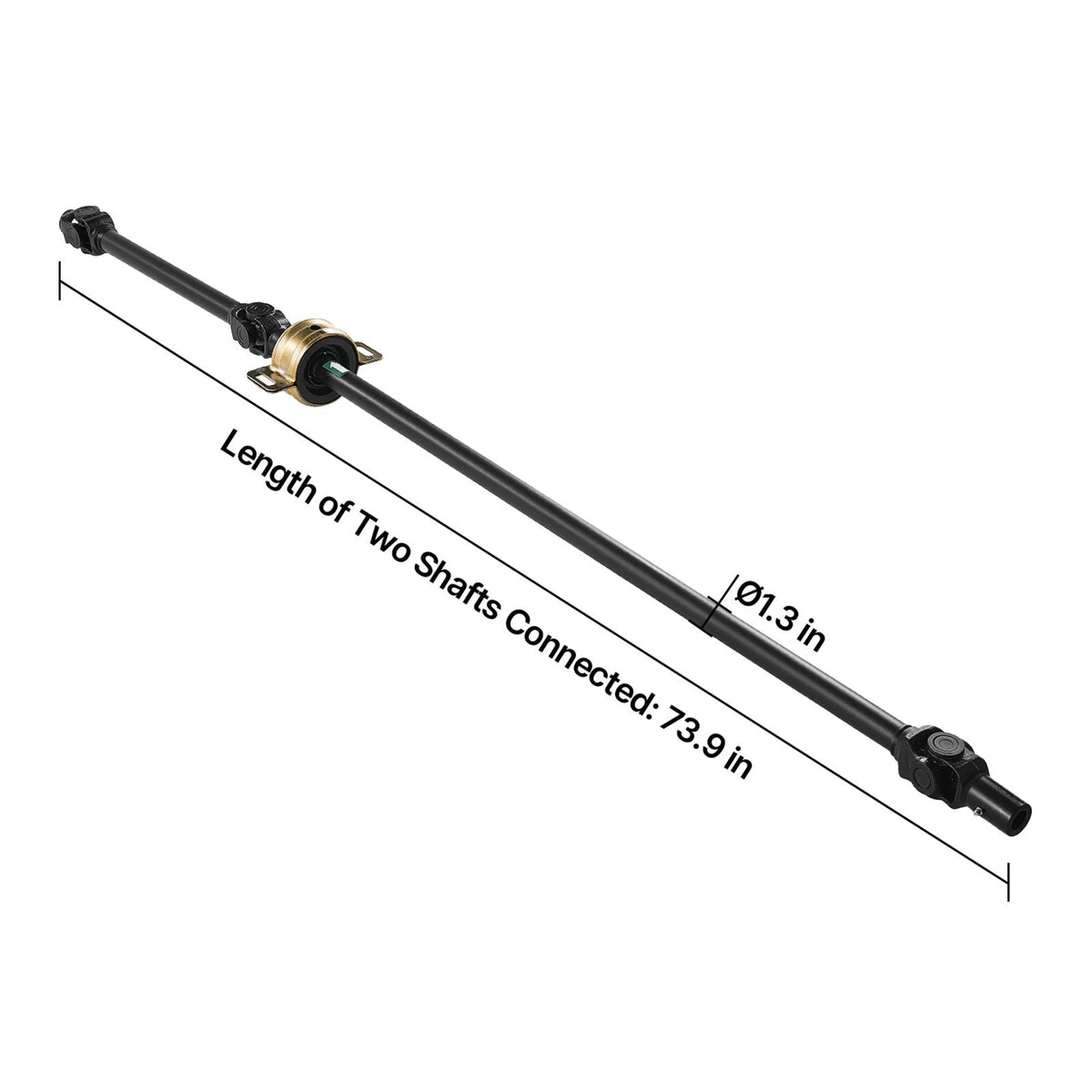 Front Drive Shaft, 73.9" Prop Shaft Driveshaft Assembly Compatible with 2014-2017 Polaris RZR XP 1000, Replace #PRP-PO-09-006 1333350 1333424
