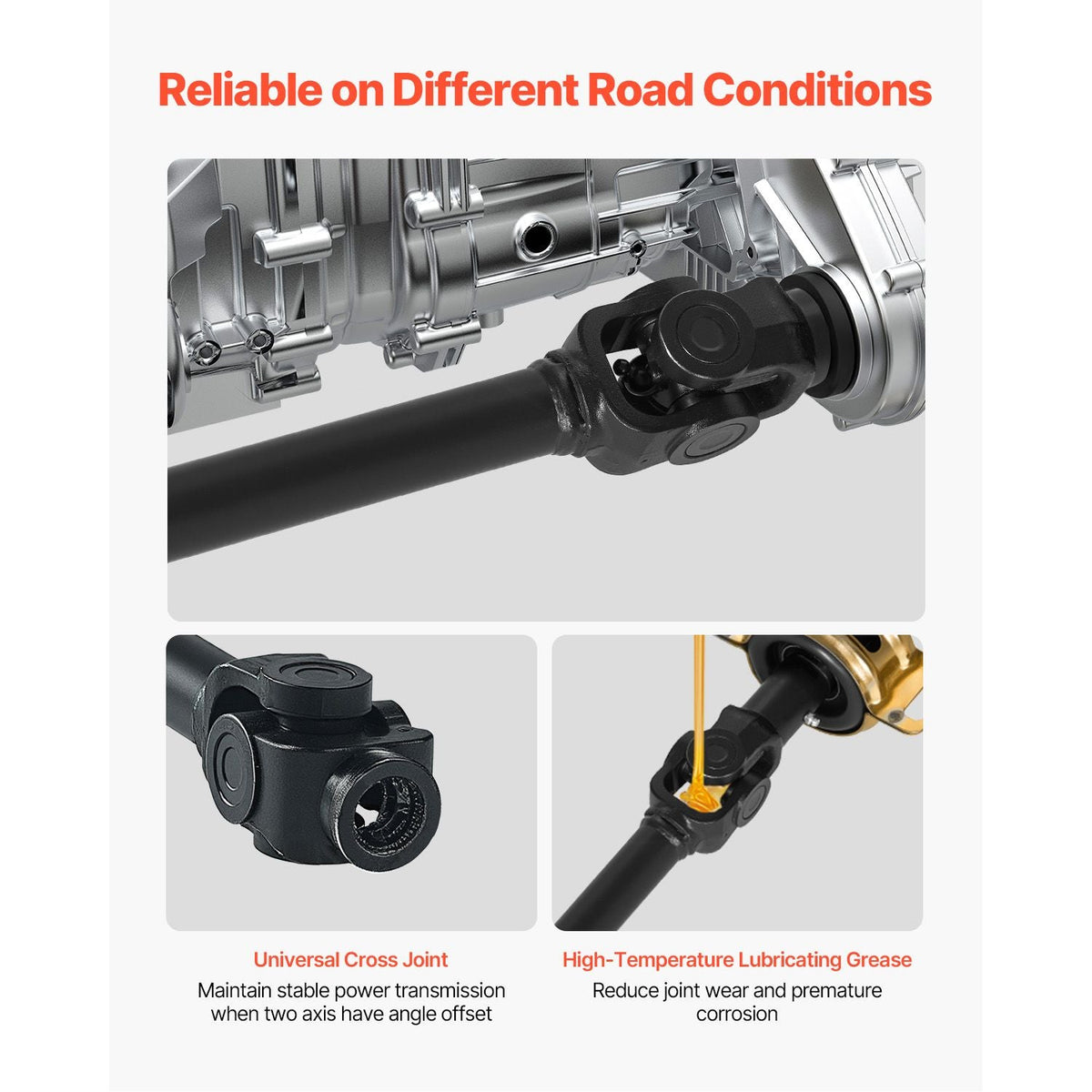 Front Drive Shaft, 73.9" Prop Shaft Driveshaft Assembly Compatible with 2014-2017 Polaris RZR XP 1000, Replace #PRP-PO-09-006 1333350 1333424