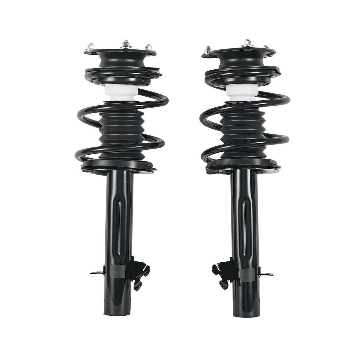 Front Shock Absorber Strut Assembly, 2Pcs Shock and Strut Assembly with Coil Spring, Compatible with 2002-2006 Mini Cooper Convertible, Automotive Replacement Struts for OE 172265 / 172266