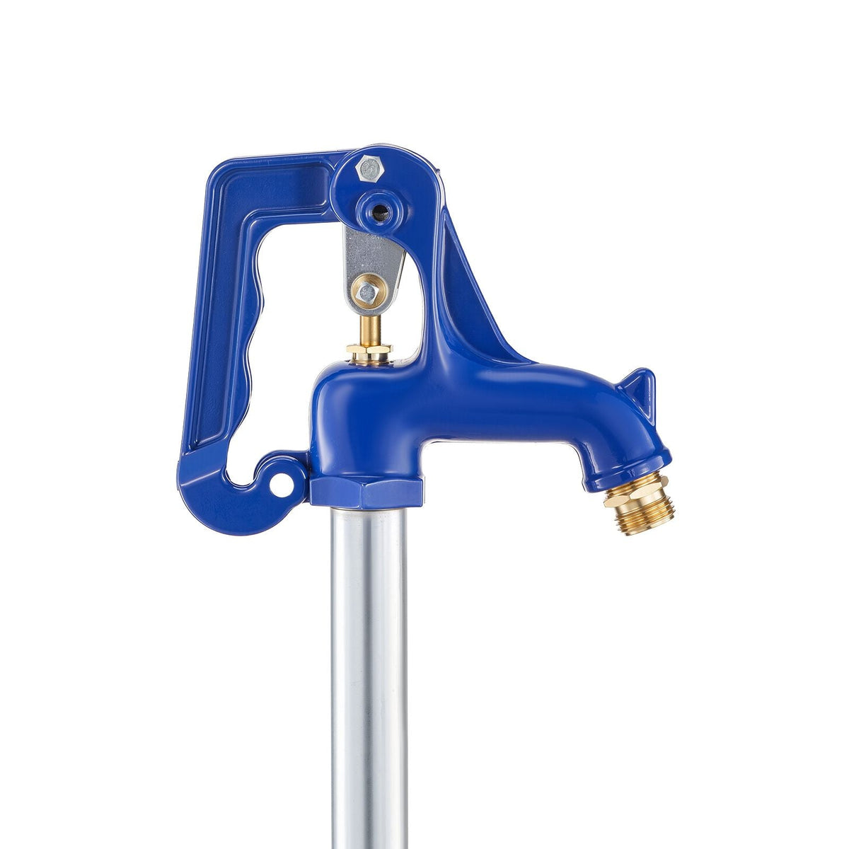Frost Proof Yard Hydrant, 4.2FT Freeze-Proof Outdoor Faucet with 24" Bury Depth, 3/4" NPT Pipe Connection & 3/4" NH Hose Coupling, No Lead Freezeless Hydrant for Yard Garden Farm Irrigation