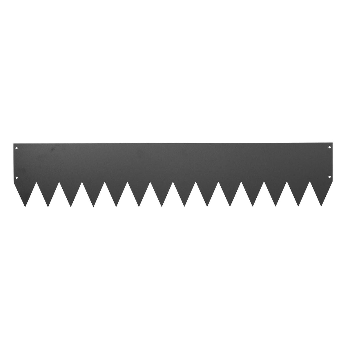 Galvanized Steel Landscape Edging, 24-Pack 40 x 8 Inch Metal Edging for Landscaping with 26 Mounting Clips, Heavy Duty Metal Garden Edge Border for Flower Bed, Yard Pathway, Black