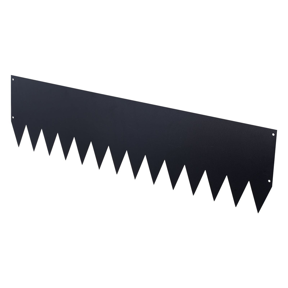 Galvanized Steel Landscape Edging, 6-Pack 40 x 10 Inch Metal Edging for Landscaping with 8 Mounting Clips, Heavy Duty Metal Garden Edge Border for Flower Bed, Yard Pathway, Black