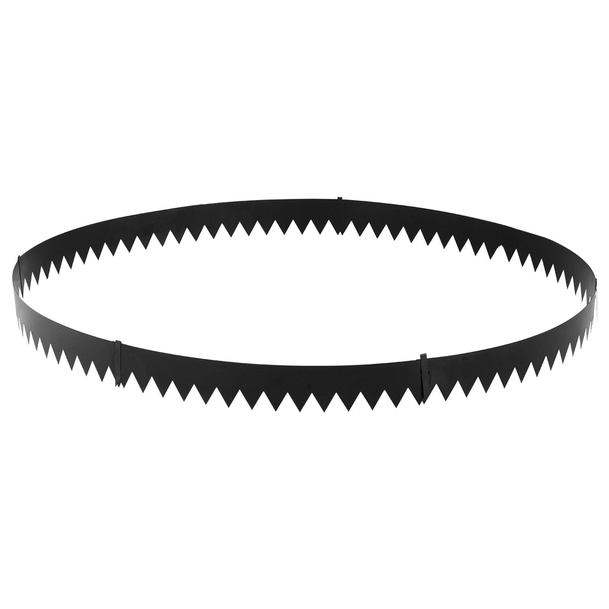 Galvanized Steel Landscape Edging, 6-Pack 40 x 6 Inch Metal Edging for Landscaping with 6 Mounting Clips, Bendable Metal Garden Edge Border for Flower Bed, Yard Pathway, Black