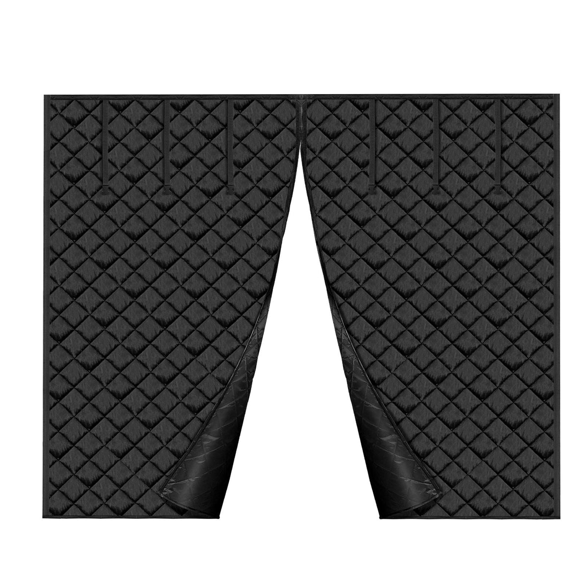 Garage Door Screen for Winter, 10x8FT, Garage Door Insulation Kit, Magnetic Thermal Insulated Door Curtain with 300D Oxford Fabric Heavy Duty Weighted Bottom, Easy Assembly for Garage Door