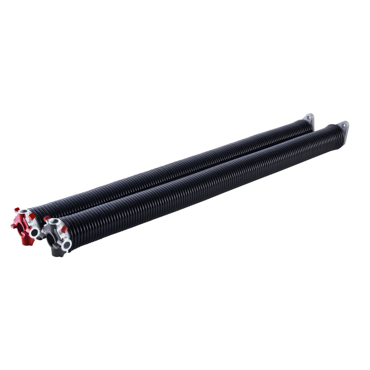 Garage Door Torsion Springs, Pair of 0.234 x 2 x 31 in, 16000 Cycles, Electrophoresis Black Coated for Replacement, Garage Door Springs with Non-Slip Winding Bars, Gloves and Mounting Wrench