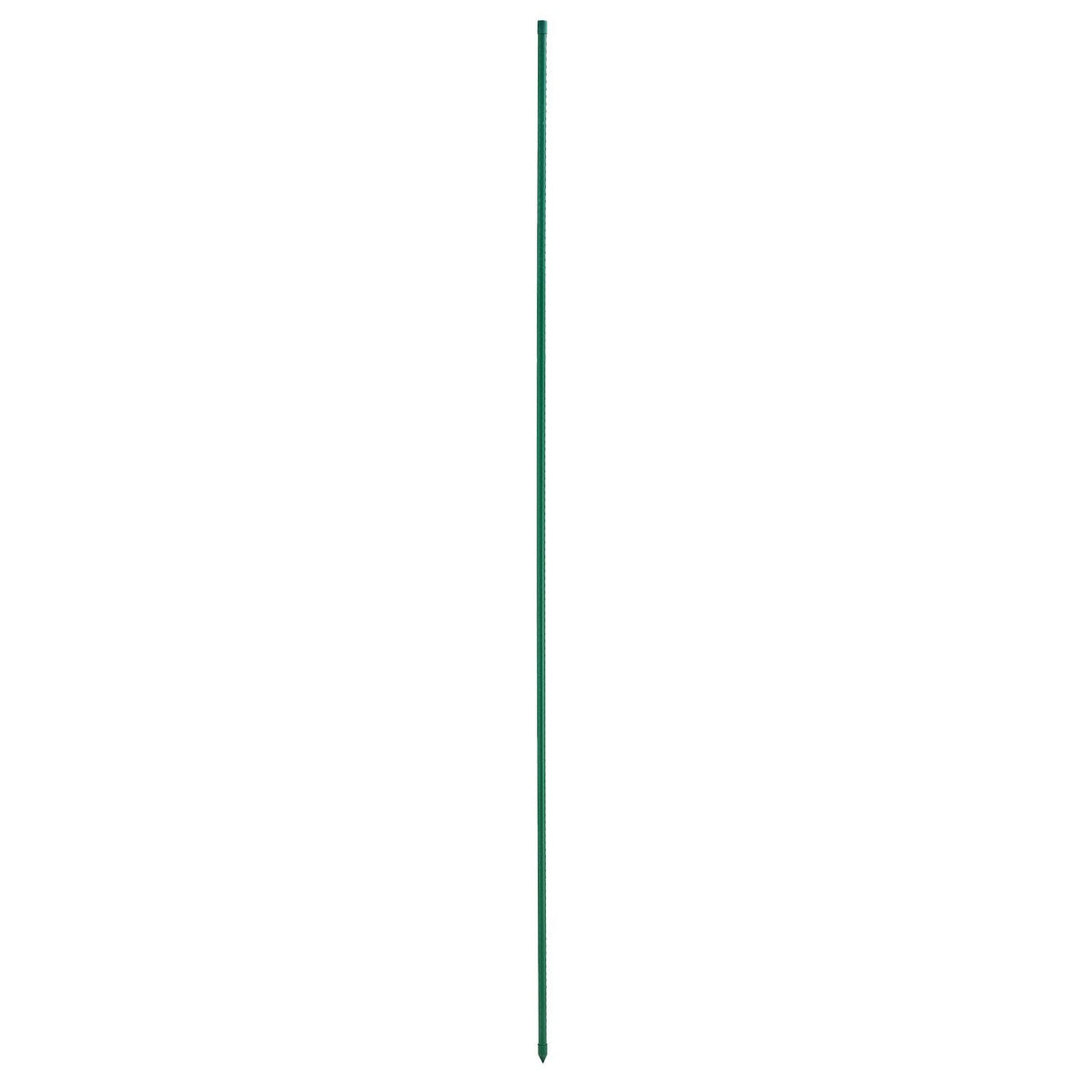 Garden Stakes, 25 Pack, 82.68 inch, Plastic Coated Metal Tomato Stakes, Garden Sticks for Plants Support, with Pointed End and Non-Slip Bumps for Growing Climbing Plants, Outdoor Vegetables