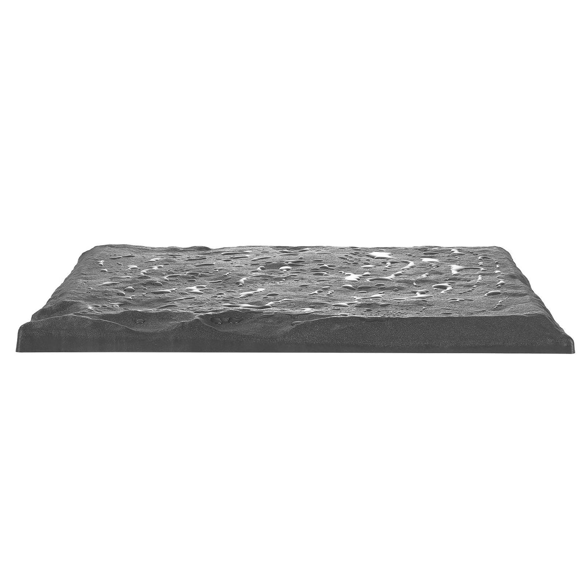 Garden Stepping Stones, 8Pcs 15.5 x 15.5 in, Decorative Stepping Stones with Stakes, Weather-Resistant Plastic Pathway Pavers, Smooth Surface, Outdoor Walkway for Lawn Patio Landscape, Grey