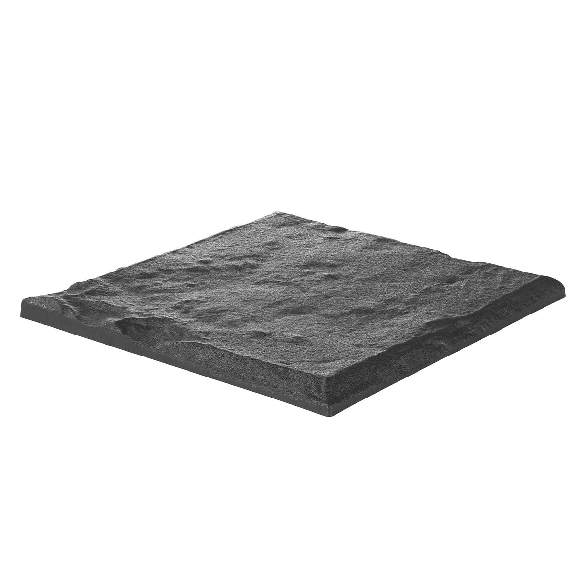 Garden Stepping Stones, 8Pcs 15.5 x 15.5 in, Decorative Stepping Stones with Stakes, Weather-Resistant Plastic Pathway Pavers, Smooth Surface, Outdoor Walkway for Lawn Patio Landscape, Grey