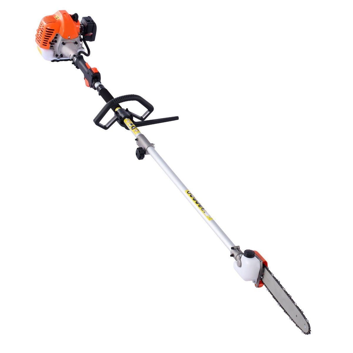 Gas Hedge Trimmer, 2 Cycle Gas Power Handheld Trimmer, 6-in-1 26cc Weed Eater with Extension Pole & Protective Gear Set, Includes Hedge & String Trimmer, Brush Cutter(3T & 40T), Edger, Pole Saw