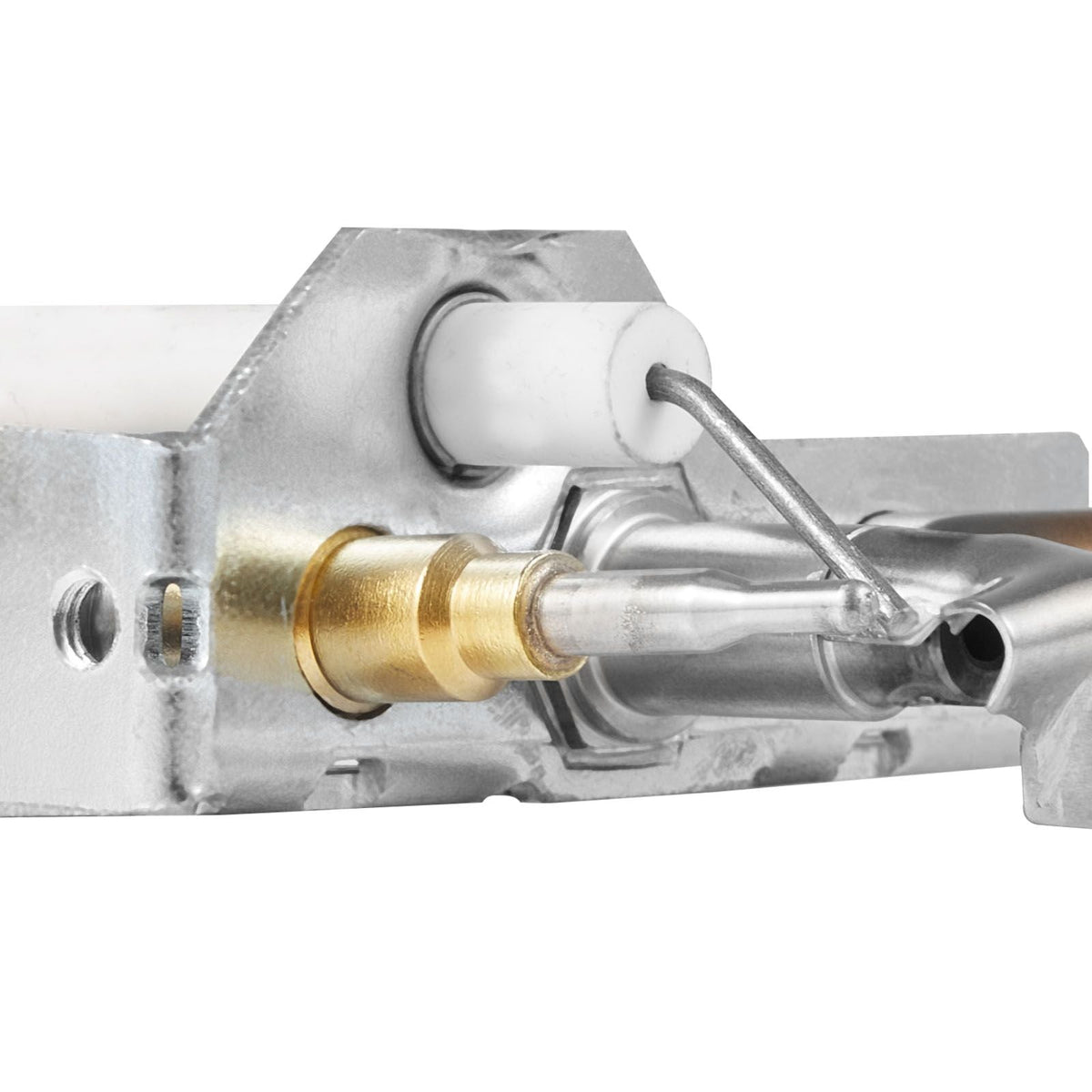 Gas Pilot Assembly, OE 4021-732, 25660 Fireplace Gas Pilot Assembly, Natural Gas Ignition Replacement with Pilot Tube, Thermocouple, Thermopile, Wires, Compatible with Heatilator Models