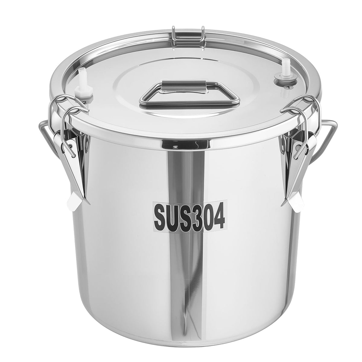 Goat Milking Machine, 0.8 Gal / 3 L Food-Grade Stainless Steel Bucket, with 5200 mAh Rechargeable Battery, 2 Teat Cups, Cordless Portable Pulsation Vaccum Electric Milking Machine for Goats Only