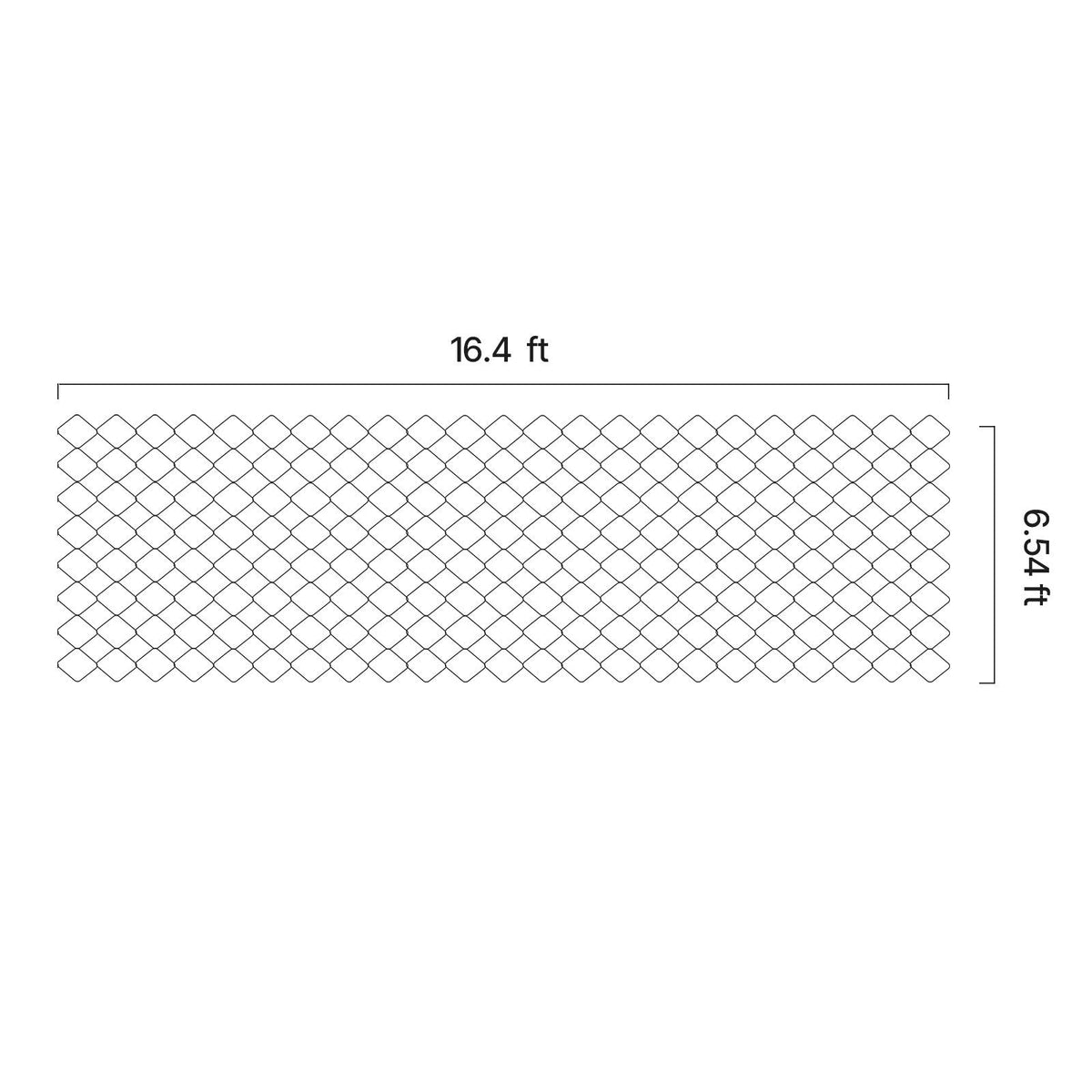 Gravel Grid, 2 Inch Depth, 16.4 x 6.5 FT / 5000 x 1980 mm, 1880 LBS Per Sq ft Grass Ground Retainer, Permeable Geo Grids Driveway Stabilization, for Garden, Patio, Walkway, RV Parking Slopes